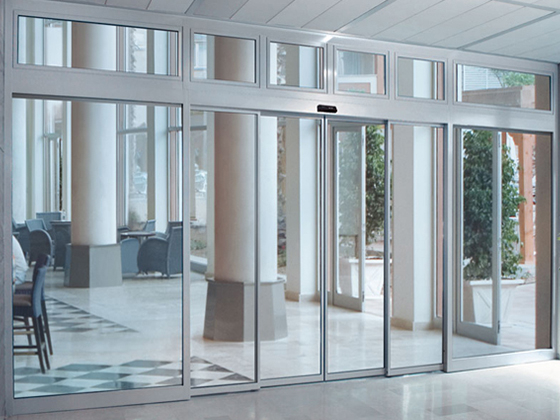 Автоматический набор раздвижных дверей